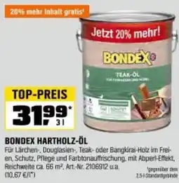 OBI Bondex hartholz-öl Angebot