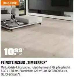 OBI Feinsteinzeug timberfox Angebot