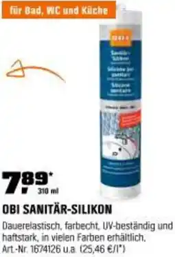 OBI Obi sanitär-silikon Angebot