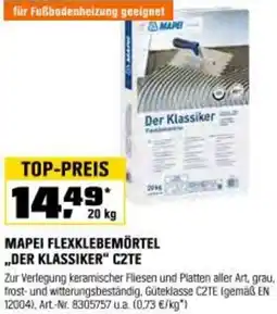 OBI Mapei flexklebemörtel der klassiker Angebot