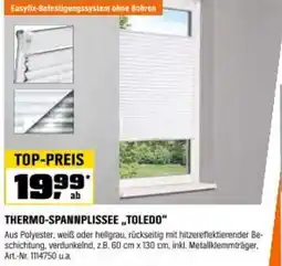 OBI Thermo-spannplissee toledo Angebot
