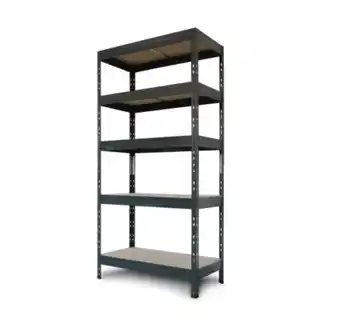 OBI Ar Shelving Schwerlast-Steckregal Rivet M 180cm x 90 cm x 40cm 5B Anthrazit FSC OBI Angebot