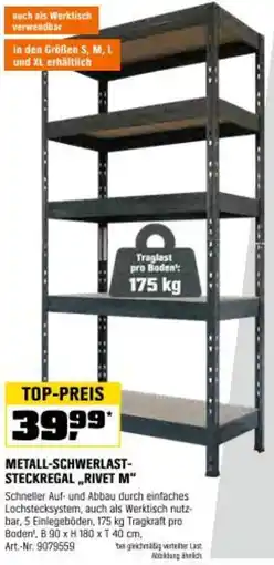 OBI Metall-schwerlast- steckregal rivet m Angebot