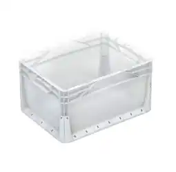 OBI Eurobox-System Box Vollwand mit Griffmulden 40 x 30 x 22 cm Transparent OBI Angebot