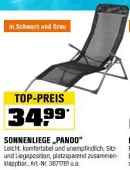 OBI Sonnenliege pando Angebot
