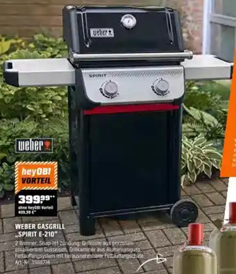 OBI Weber gasgrill spirit Angebot
