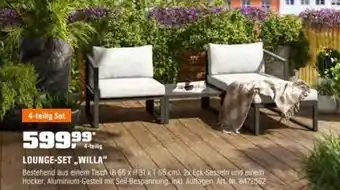 OBI Lounge-set willa Angebot