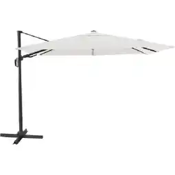 OBI Ampelschirm Aros 2,3 m x 3,1 m Rechteckig Cremeweiß mit Kurbel OBI Angebot