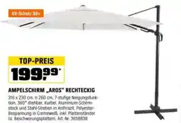 OBI Ampelschirm aros rechteckig Angebot