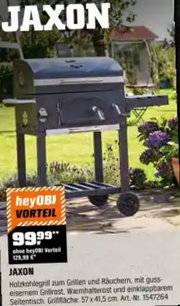 OBI Jamestown Holzkohle-Grillwagen Jaxon Angebot