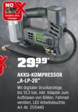 OBI Akku-kompressor Angebot