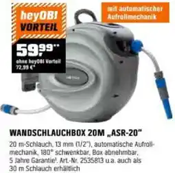 OBI Wandschlauchbox Angebot