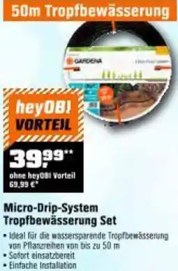 OBI Micro-Drip-System Tropfbewässerung Set Angebot