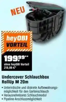 OBI Undercover Schlauchbox RollUp Angebot