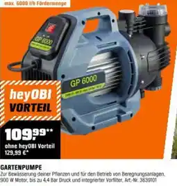 OBI Gartenpumpe Angebot