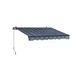 OBI Gelenkarmmarkise Aventura 3x2m Blau-Grau OBI Angebot