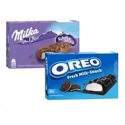 Lidl Schoko Snack oder Oreo Fresh Milk-Snack Lidl APP Preis Angebot