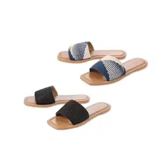 Lidl Damen Pantoletten In sommerlicher Bast-Optik Lidl Angebot