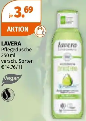 Müller Lavera pflegedusche Angebot