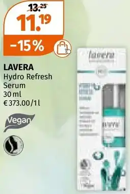 Müller Lavera hydro refresh serum Angebot