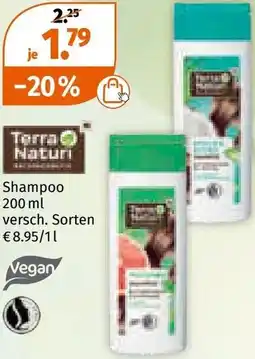 Müller Terra Naturi Shampoo Angebot