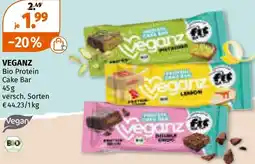 Müller Veganz bio protein cake bar Angebot