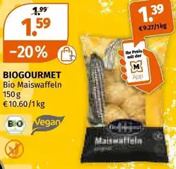 Müller Biogourmet bio maiswaffeln Angebot