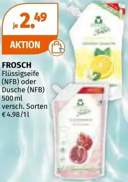 Müller Frosch flüssigseife oder dusche Angebot
