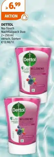 Müller Dettol no-touch nachfüllpack duo Angebot