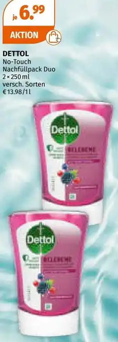 Müller Dettol no-touch nachfüllpack duo Angebot