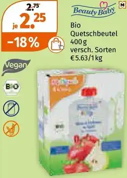 Müller Beauty Baby Quetschbeutel Angebot