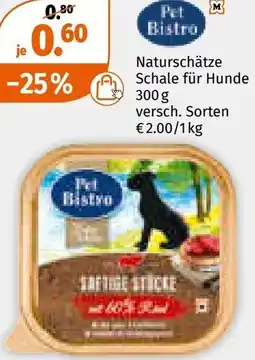 Müller Pet Bistro Naturschätze Schale für Hunde Angebot