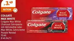 Müller Colgate Max White Charcoal Zahnpasta Angebot