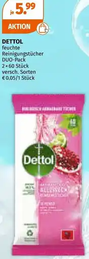 Müller Dettol feuchte reinigungstücher Angebot