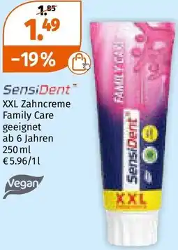 Müller SensiDent Zahncreme Family Care Angebot