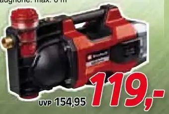 Zgonc Einhell Akku-Gartenpumpe Aquinna 18/30 F LED Solo Angebot