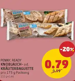 PENNY Knoblauch- od. Kräuterbaguette Angebot