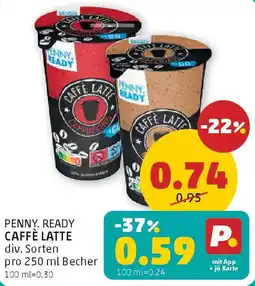 PENNY Caffe Latte div. Sorten Angebot
