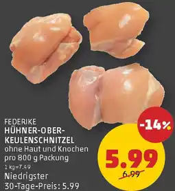 PENNY Hühner-Oberkeulenschnitzel Penny Angebot