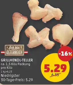 PENNY Grillhendl-Teller Angebot