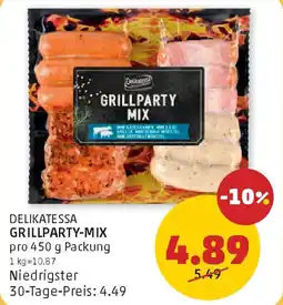 PENNY Delikatessa grillparty-mix Angebot