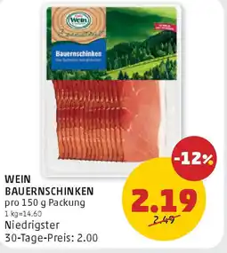 PENNY Wein bauernschinken Angebot