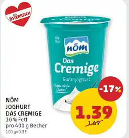 PENNY Nöm joghurt das cremige Angebot