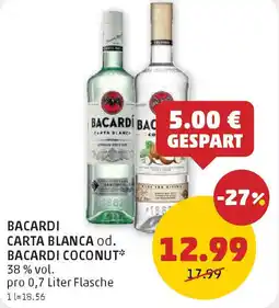 PENNY BACARDI CARTA BLANCA od. BACARDI COCONUT Angebot