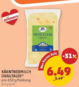 PENNY Kärntnermilch drautaler Angebot