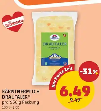 PENNY Kärntnermilch drautaler Angebot