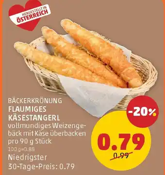 PENNY Flaumiges Käsestangerl Angebot