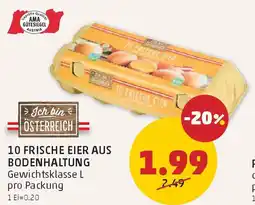 PENNY 10 frische eier aus bodenhaltung Angebot