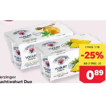 MPreis Sterzinger Fruchtjoghurt Duo versch. Sorten MPREIS Angebot