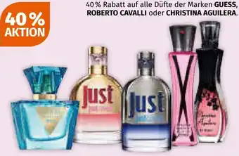 Müller Auf alle düfte der marken guess, roberto cavalli oder christina aguilera Angebot